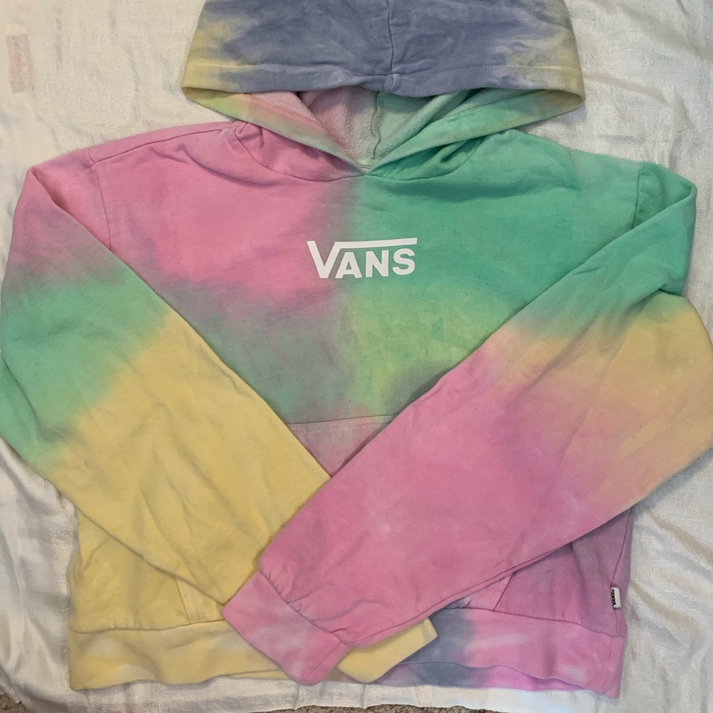 Vans Tye Dye crop hoodie